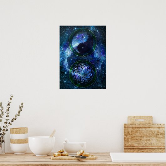 陰陽 ポスター (キッチン)