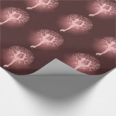 陰陽、ヨガ、調和生命の樹 ラッピングペーパー (角)