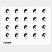 陰陽 ラウンドシール (シート)