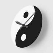陰陽 ラウンド壁時計 (傾斜)