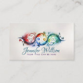 陰陽 – 平鮮やか均 名刺 (正面)