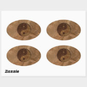 陰陽 楕円形シール (シート)