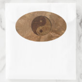 陰陽 楕円形シール (バッグ)