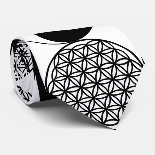 陰陽 – 生命の花 ネクタイ (ロール)