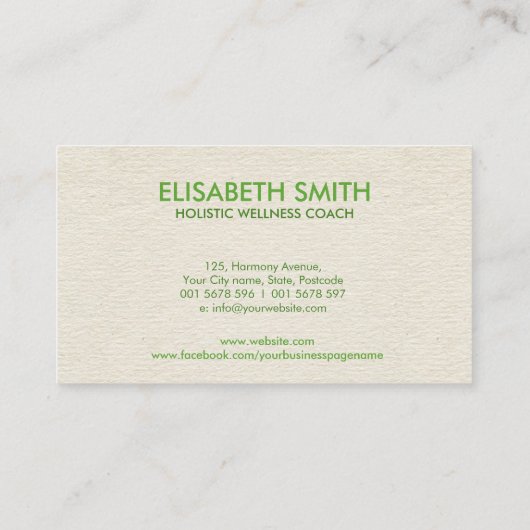 陰陽-自然残高 名刺 (裏面)