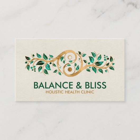 陰陽-自然残高 名刺 (正面)