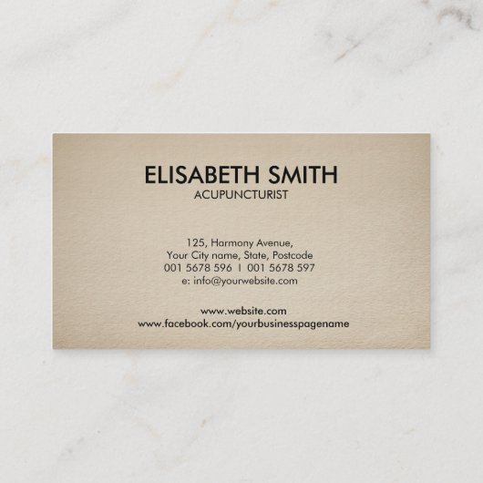 陰陽-自然残高 名刺 (裏面)