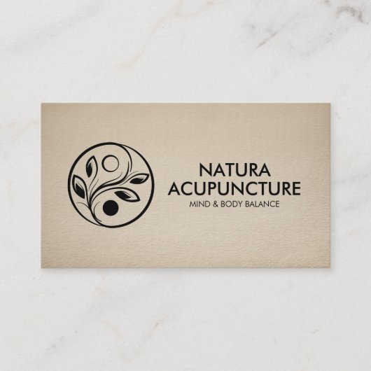 陰陽-自然残高 名刺 (正面)