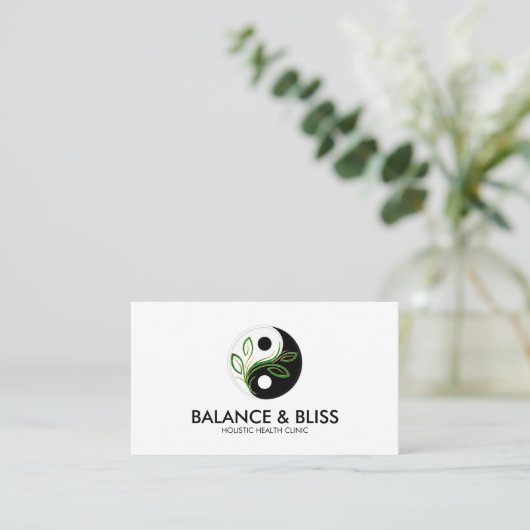 陰陽-自然残高 名刺 (スタンド正面)