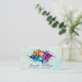 陰陽 – 調和のとれた流れ 名刺 (スタンド正面)