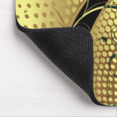 陰陽-金ゴールド渦巻き マウスパッド (コーナー)