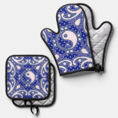 陰陽 鍋つかみ&鍋敷きセット (正面/裏面)