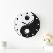 陰陽#1B ラージ壁時計 (ホーム)