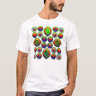 …陰陽、Om'sの平和、木を愛して下さい Tシャツ