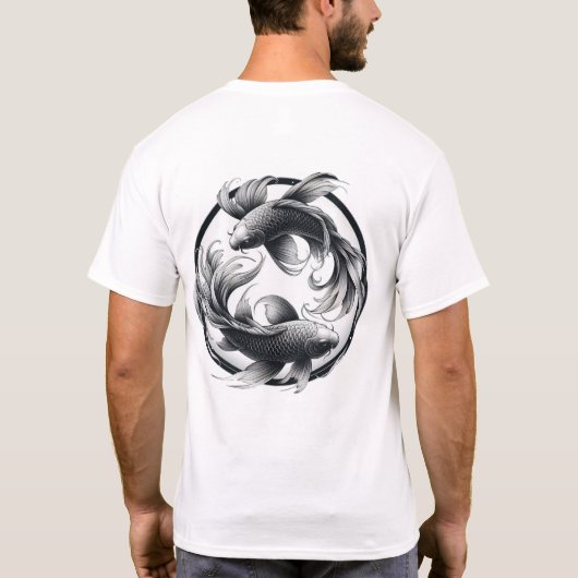 陰陽 Tシャツ (裏面)