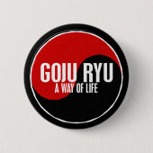 陰陽GOJU RYU 1 缶バッジ (正面)