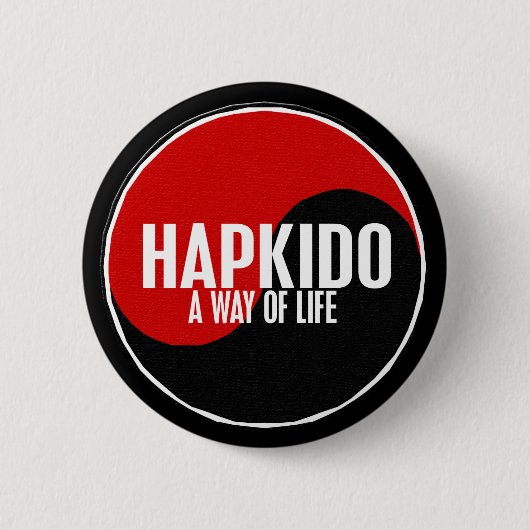 陰陽HAPKIDO 1 缶バッジ (正面)