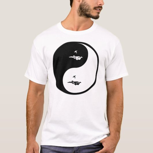 陰陽Skydiving Tシャツ (正面)