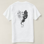 陰陽Tシャツ Tシャツ (デザイン裏面)