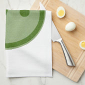 陰陽YINYANGの緑 キッチンタオル (四つ折り)
