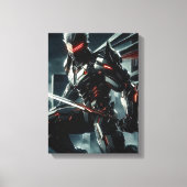 陰静か浪人 キャンバスプリント (正面)