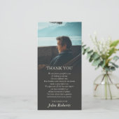 陰鬱なグラデーション写真記念祭ありがとう サンキューカード (スタンド正面)