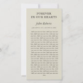 陰鬱なグラデーション写真記念祭ありがとう サンキューカード (裏面)