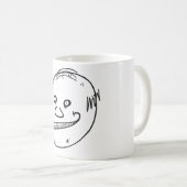 陰鬱な男 コーヒーマグカップ (正面右)