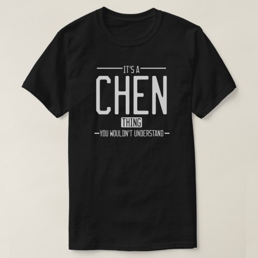 陳おもしろい氏おもしろい家 Tシャツ (デザイン正面)
