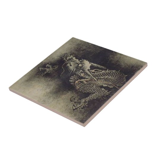 陳中国の竜 タイル (側面)