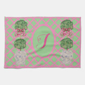 陳腐なジンジャージャーストピアリーバスケット キッチンタオル (横)