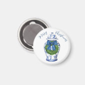 陳腐なジンジャージャールクリスマス マグネット (正面/裏面)