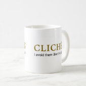 陳腐なマグカップ コーヒーマグカップ (正面右)