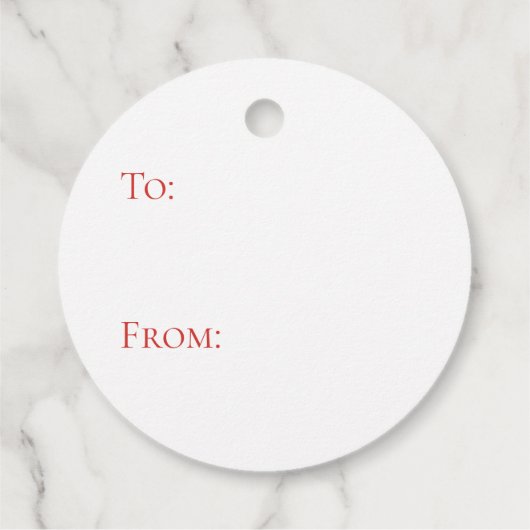 陳腐なリース、クリスマスジンジャージャー フェイバータグ (裏面)