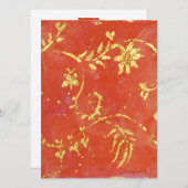 陳謝の記念日の招待状 招待状 (正面/裏面)