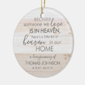 陶パーソナライズされた器天国オーナメント セラミックオーナメント (左)