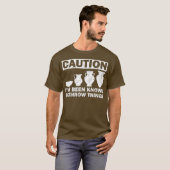 陶器おもしろいの贈り男性へ物の女クール性粘土 Tシャツ (正面フル)