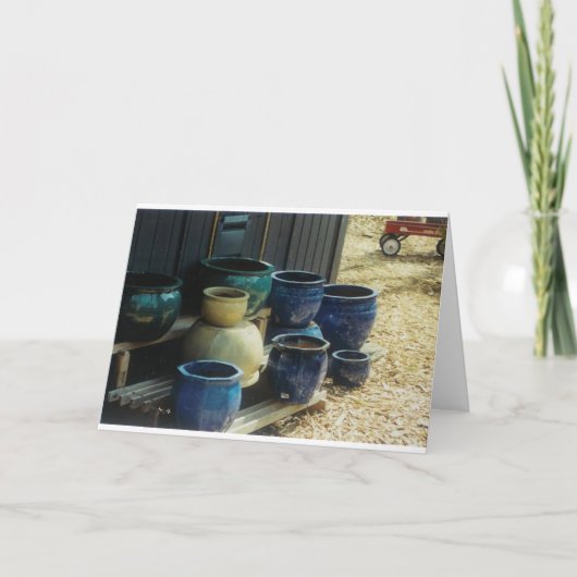 陶器およびワゴン カード (正面)