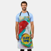 陶器のエプロン エプロン (着用した状態)