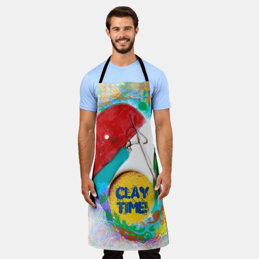 陶器のエプロン エプロン (着用した状態)