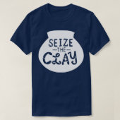 陶器のクートは粘土のクートギフトを押収 Tシャツ (デザイン正面)