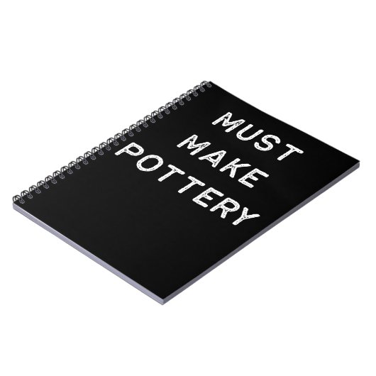 陶器のデザインは軽い粘土の製陶術を作らなければなりません ノートブック (左側)