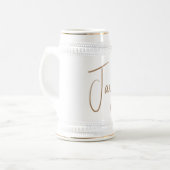 陶器の伝統的なビールジョッキ ビールジョッキ (正面左)