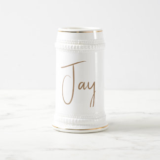 陶器の伝統的なビールジョッキ ビールジョッキ