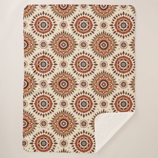 陶器の放射線曼荼羅 シェルパブランケット (正面)