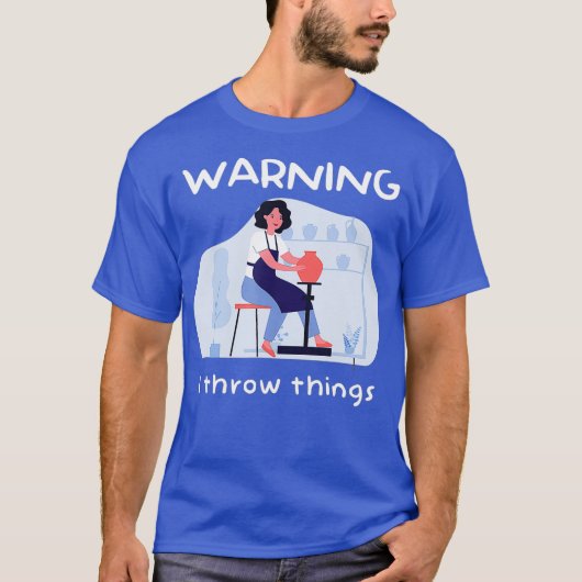 陶器の粘土と手作りの陶芸家 Tシャツ (正面)