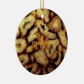 陶器の緑の石英はモノグラムを攪拌 セラミックオーナメント (右)