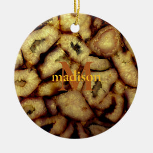 陶器の緑の石英はモノグラムを攪拌 セラミックオーナメント