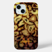 陶器の緑の石英はモノグラムを攪拌 Case-Mate iPhoneケース (裏面)