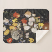 陶器の花瓶の花束(1610) シェルパブランケット (正面(横))